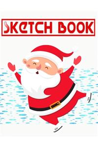 Sketchbook For Boys Friend Christmas Gift: Sheet Pads For Kids Teens And Adults Complete Artist Kit Includes Pencils Erasers - Santa - Lots # Secret Size 8.5 X 11 Inch 110 Page Best Prints Be