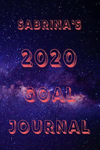 Sabrina's 2020 Goal Book