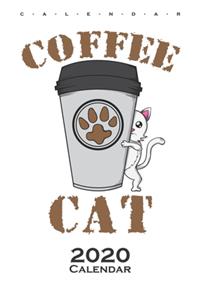 Coffee Cat Calendar 2020