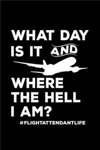 What Day Is It And Where The Hell I Am #flightattendantlife