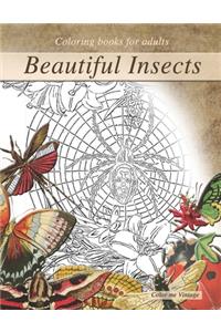 Beautiful Insects Coloring Books For Adults