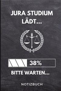 Jura Studium lädt... 38% Bitte warten... Notizbuch