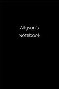 Allyson's Notebook