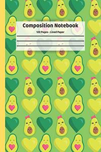 Composition Notebook - Avocado