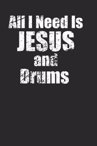 Christian Drummer Notebook 120 Pages Lined Blank Journal