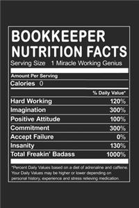 Bookkeeper Nutrition Facts