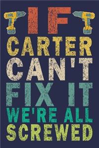 If CARTER Can't Fix It We're All Screwed