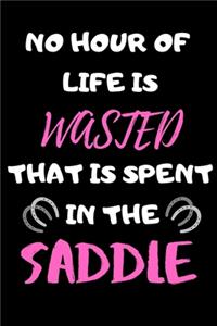 No Hour Of Life Is Wasted That Is Spent In The Saddle