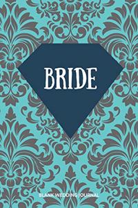 Bride Small Size Blank Journal-Wedding Planner&To-Do List-5.5