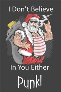 I Don't Believe In You Either Punk!