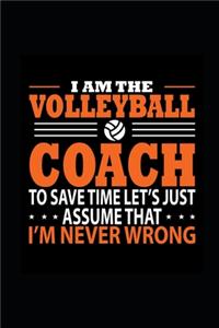 2020 Daily Planner Sports Theme Volleyball Coach 388 Pages