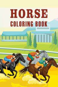 Horse Coloring Book