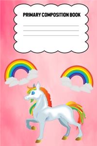Primary Composition Notebook Unicorn