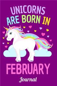Unicorns Are Born in February Journal