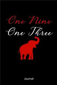 One Nine One Three Journal