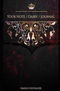 Your Note / Daily Journal / Daybook