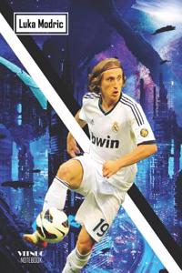 Notebook: Luka Modric Medium College Ruled Notebook 129 Pages Lined 7 X 10 in (17.78 X 25.4 CM)
