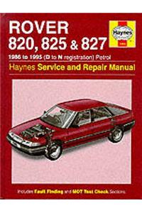 Rover 800 Series Service and Repair Manual