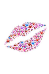 Emoji Kiss Wide Rule Composition Notebook