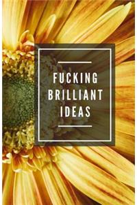 Fucking Brilliant Ideas (Notebook)