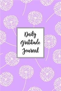 Gratitude Journal Dandelions Pattern 8