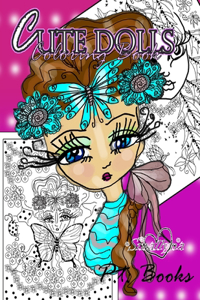 Cute Dolls Coloring Book