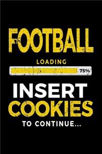 Football Loading 75% Insert Cookies To Continue