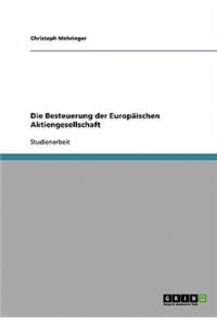 Besteuerung der Europäischen Aktiengesellschaft