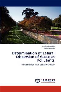 Determination of Lateral Dispersion of Gaseous Pollutants