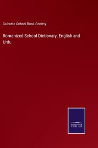 Romanized School Dictionary, English and Urdu