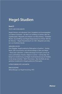 Hegel-Studien / Hegel-Studien Band 9 (1974)