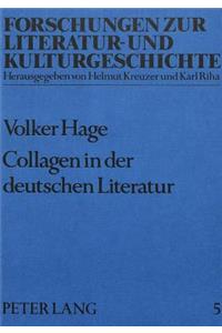 Collagen in Der Deutschen Literatur