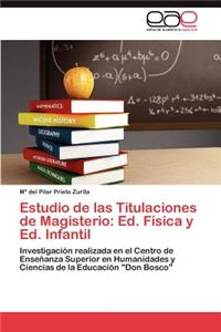 Estudio de las Titulaciones de Magisterio