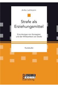 Strafe als Erziehungsmittel