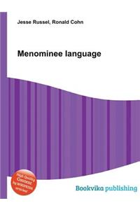 Menominee Language