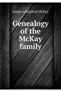 Genealogy of the McKay Family