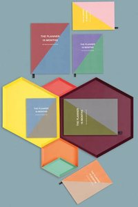 Nava Work Small 16-Month Daily Diary 2016, Yellow/Pink