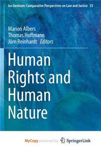 Human Rights and Human Nature