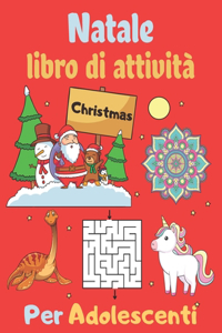 Natale libro di attività Per Adolescenti