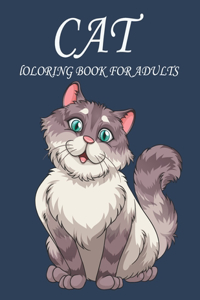 Cat Coloring Book for Adults