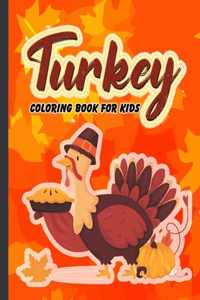 Turkey coloring book for kids