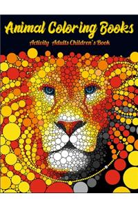 Animal Coloring Books Activity Adults Children's Book
