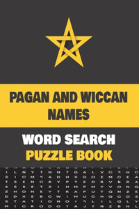 Pagan And Wiccan Names Word Search Puzzle Book