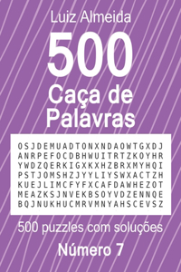 500 Caça de Palavras, Número 7
