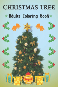 Christmas Tree Adults Coloring Book
