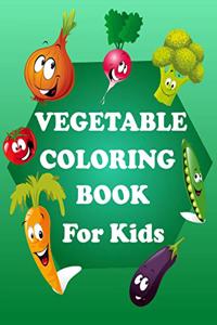 Vegetable Coloring Book For Kids