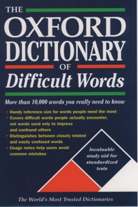 Oxford Dictionary Of Difficult Words