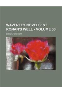 Waverley Novels (Volume 33); St. Ronan's Well