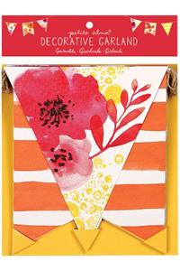 Petite Alma Watercolor Floral Decorative Garland