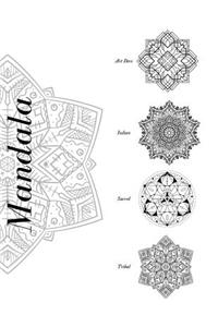 Mandala Art Deco Indian Sacred Tribal